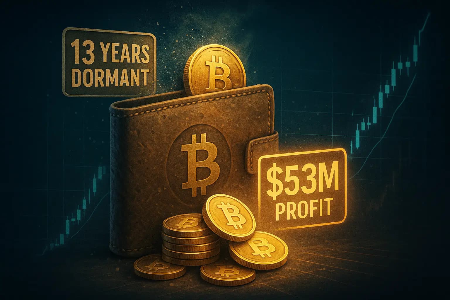 Ancient Bitcoin Wallet Awakens After 13 Years, Nets $53M in Profit