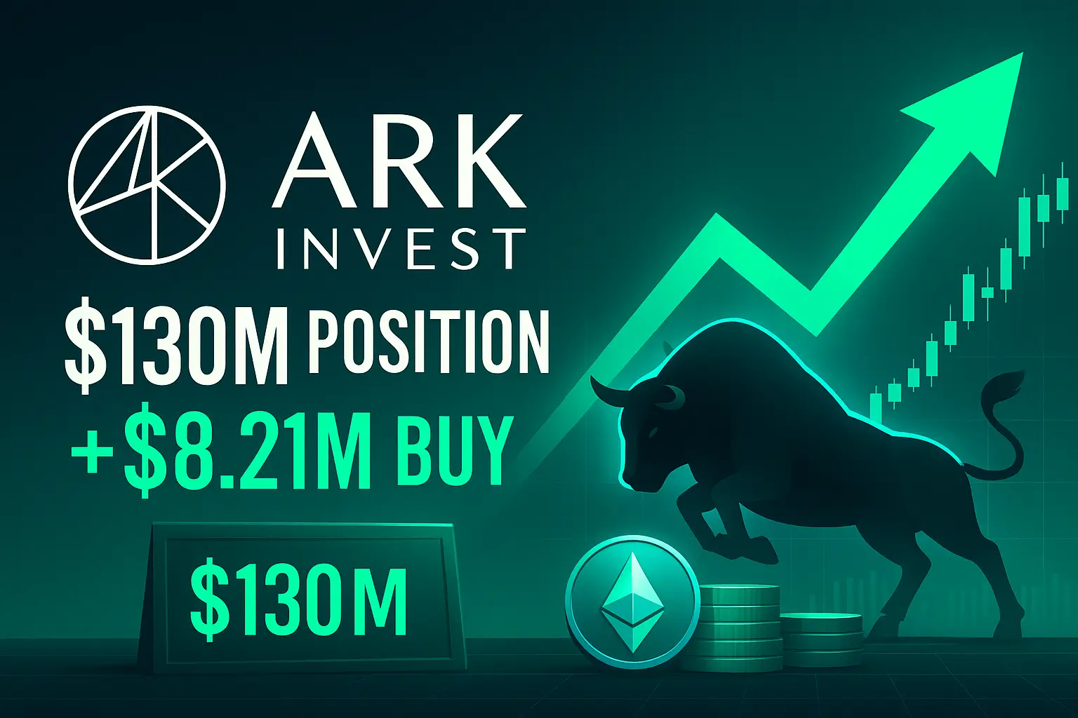 Ark Invest’s Bullish bet Nears $130M After Fresh $8.21M Purchase