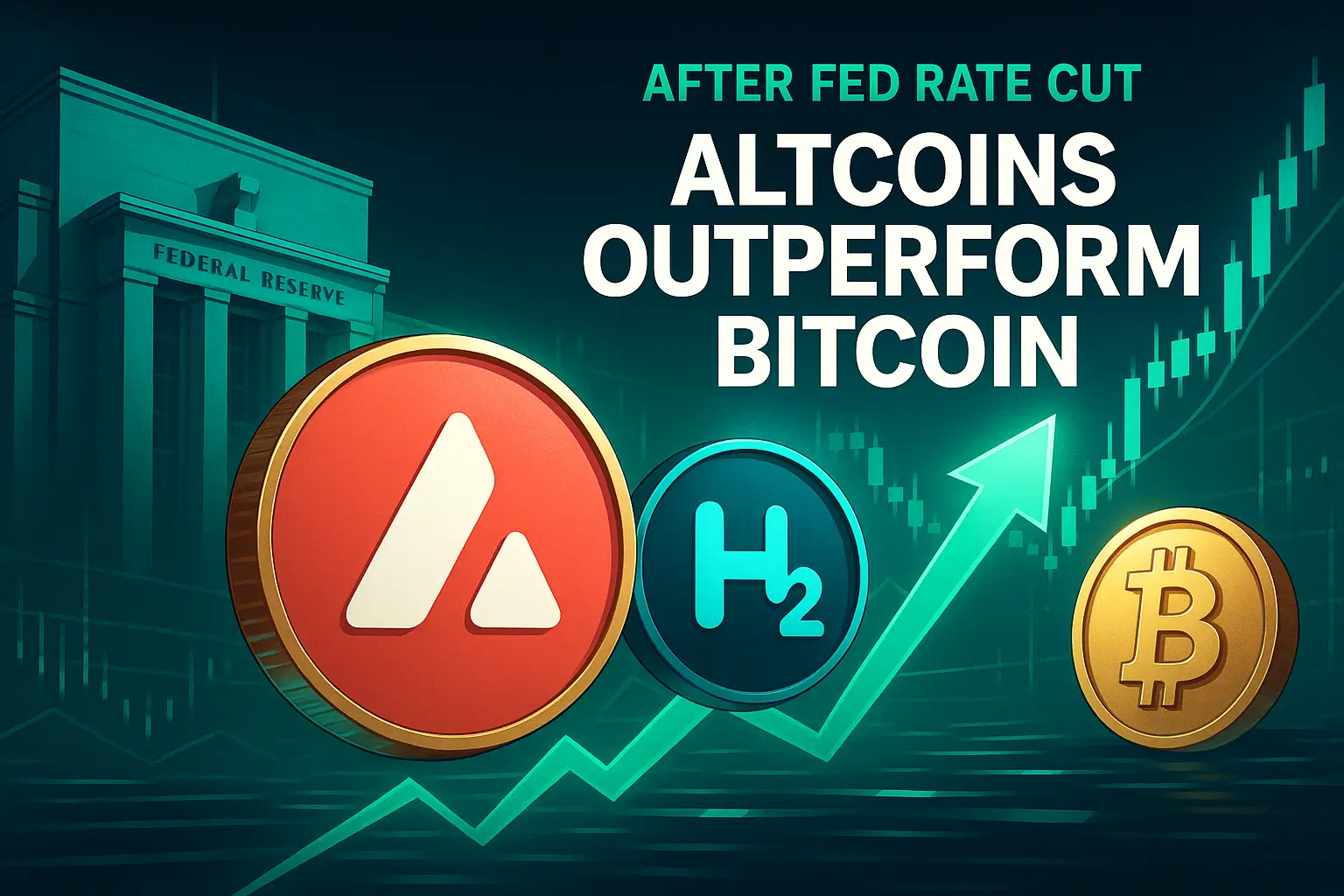 Avalanche and Hyperliquid Surge After Fed Rate Cut as Altcoins Outperform Bitcoin