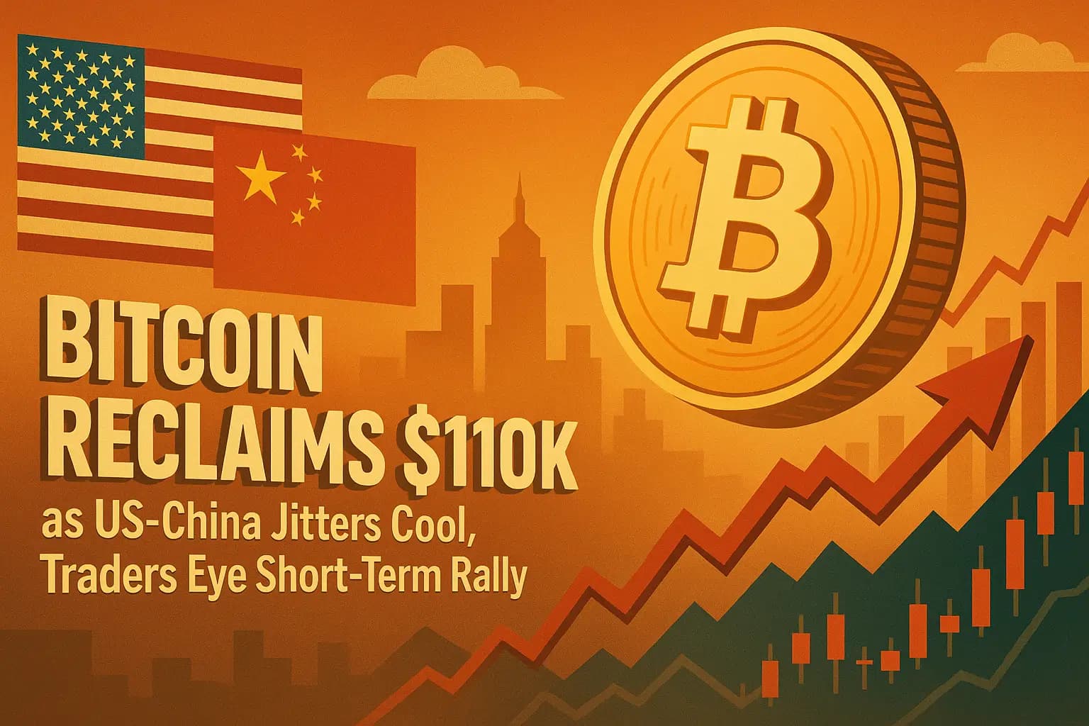 Bitcoin Reclaims $110K as US-China Jitters Cool, Traders Eye Short-Term Rally