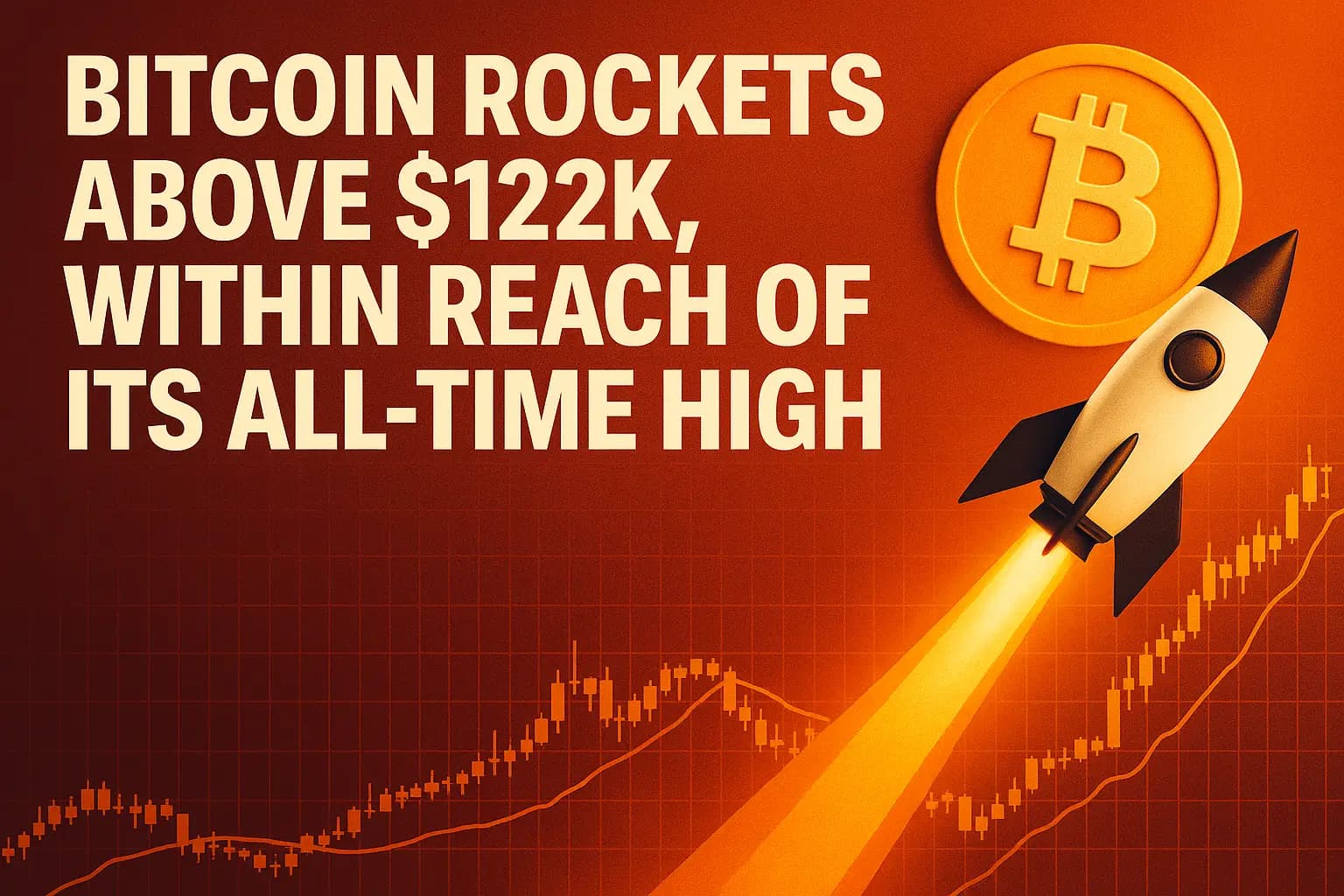Bitcoin Rockets Above $122K, Within Reach of Its Previous All-Time High