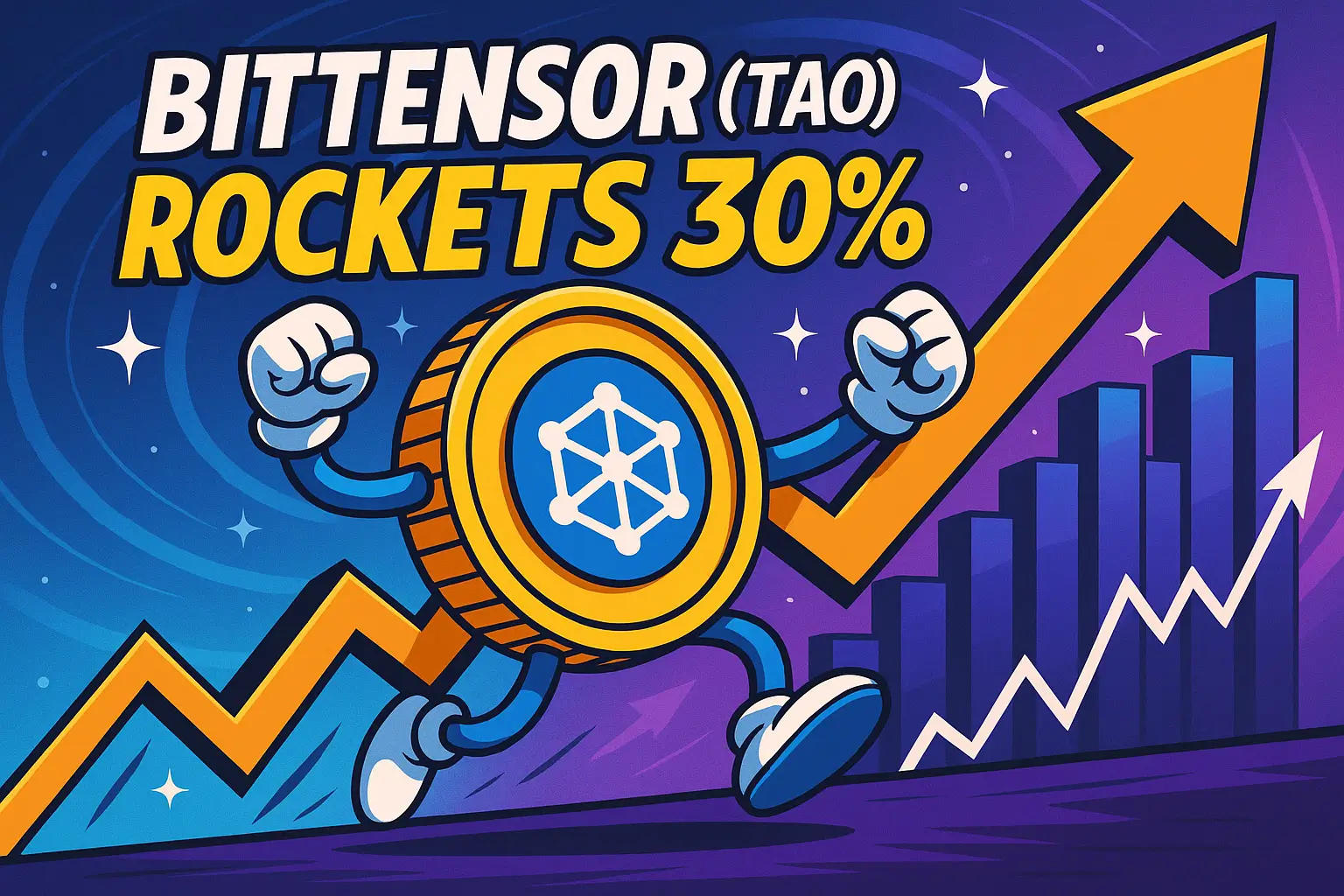 Bittensor (TAO) Rockets 30% Amid Crypto Market Rebound, Eyes $500 Resistance