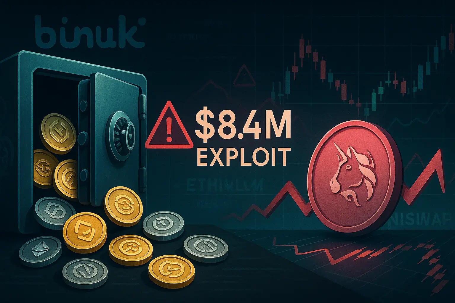Bunni DEX Exploited for $8.4M Across Ethereum and Unichain, Uniswap Token Slides