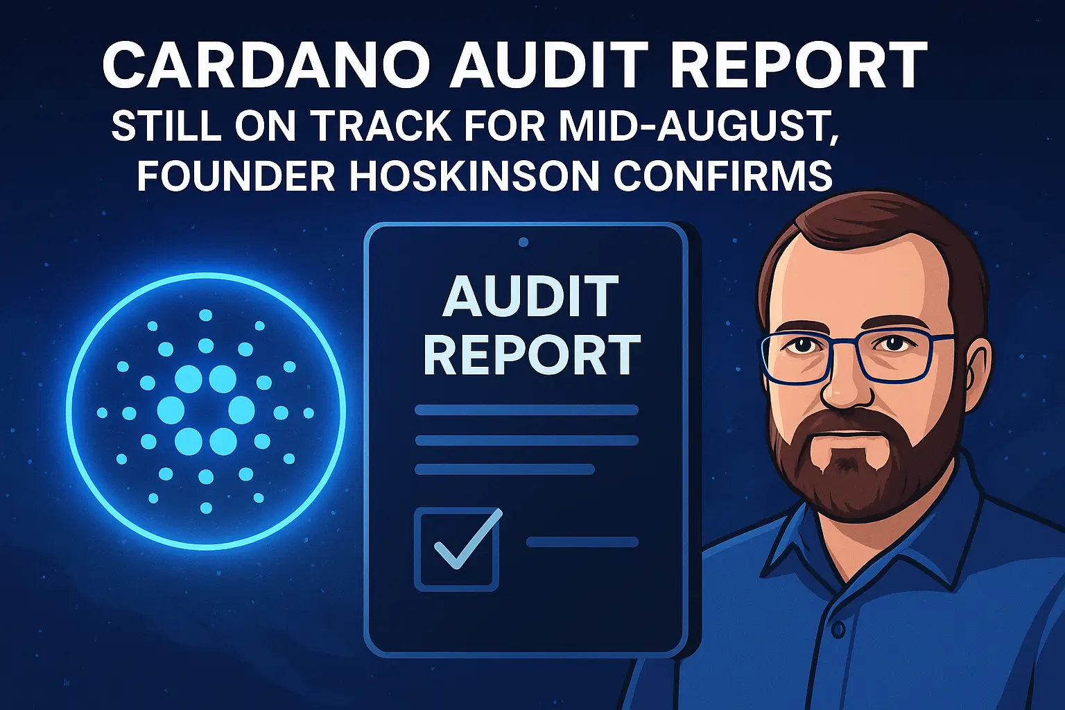 Cardano audit report still on track for mid-August, founder Hoskinson confirms