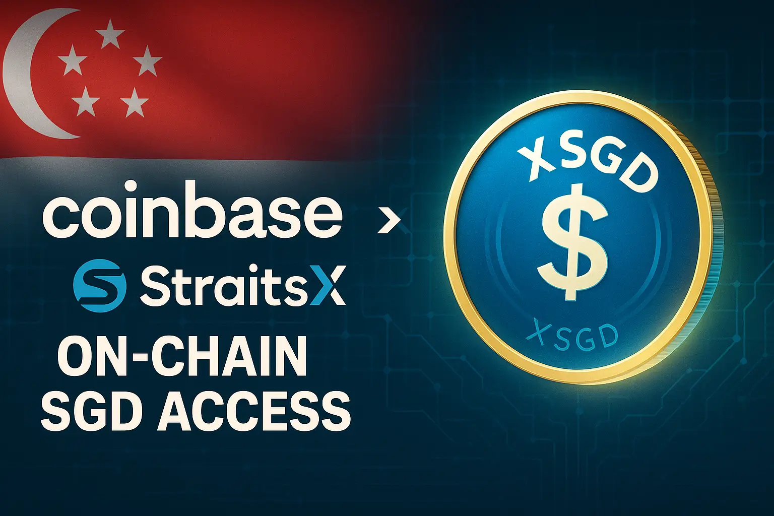 Coinbase and StraitsX Roll Out SGD-backed Stablecoin XSGD to Expand On-Chain Singapore Dollar Access