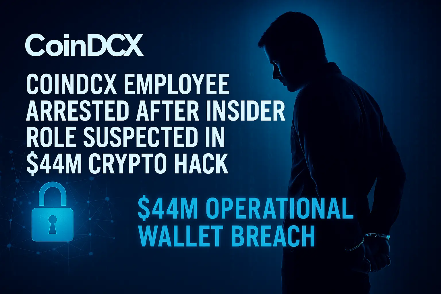CoinDCX Employee Arrested After Insider Role Suspected in $44M Crypto Hack