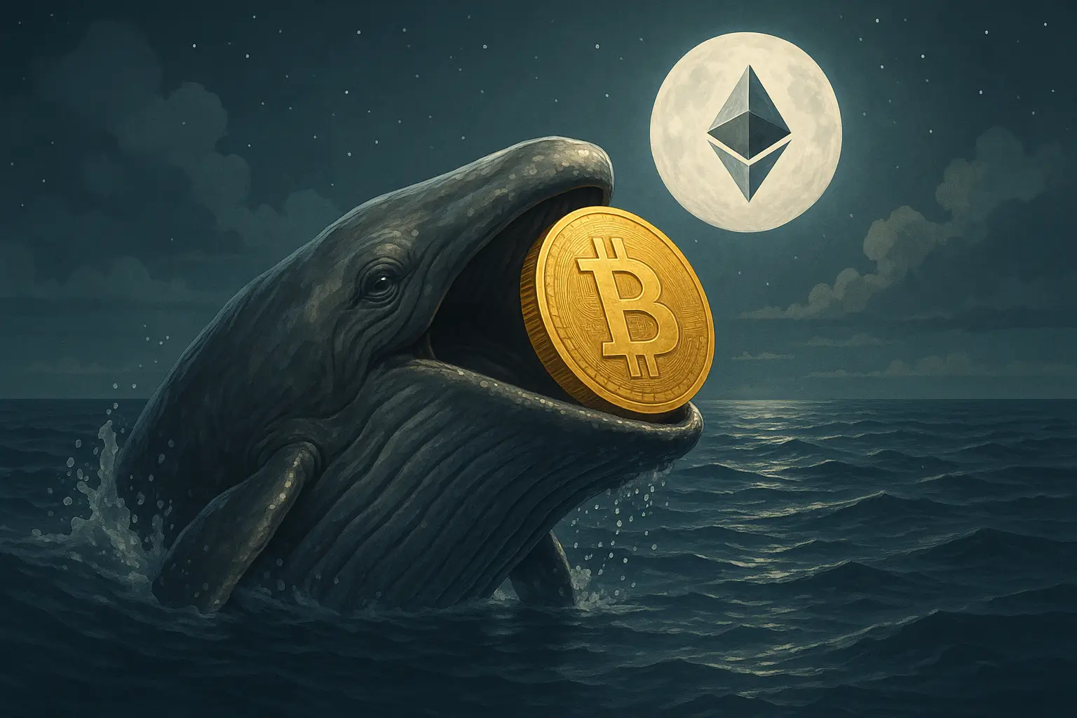 Dormant Bitcoin Whale Awakens to Pivot $850 into Ethereum, Now Over $100M in Unrealized Gains