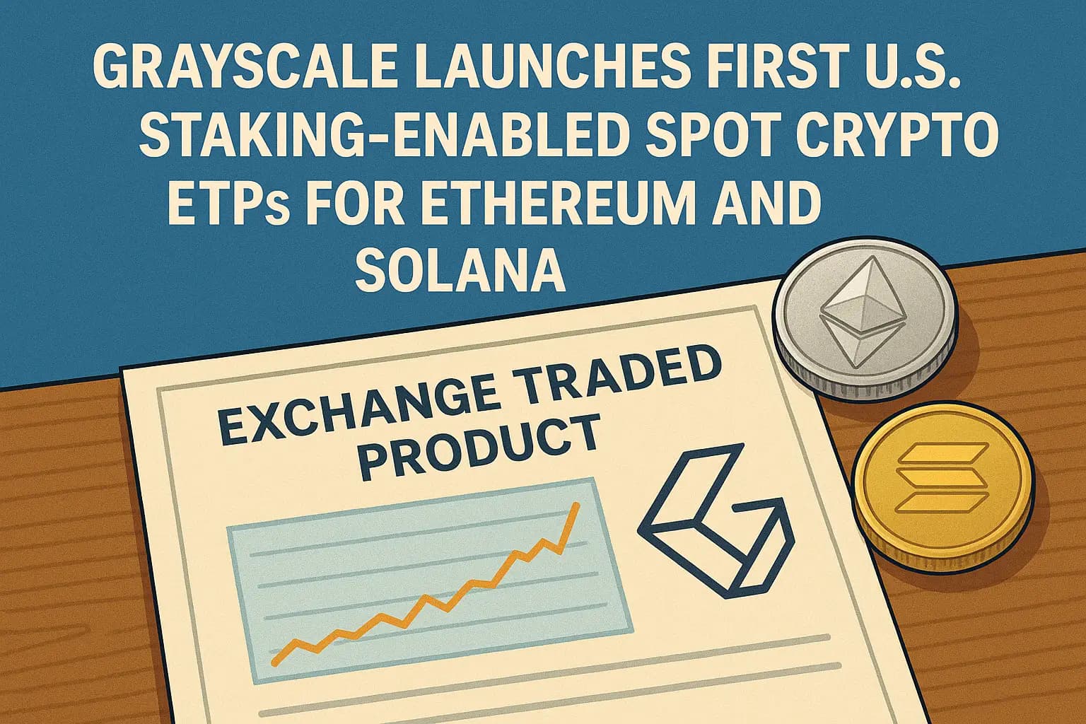 Grayscale Launches First U.S. Staking-Enabled Spot Crypto ETPs for Ethereum and Solana
