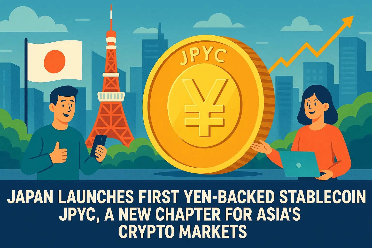 Japan Launches First Yen-Backed Stablecoin JPYC, a New Chapter for Asia’s Crypto Markets