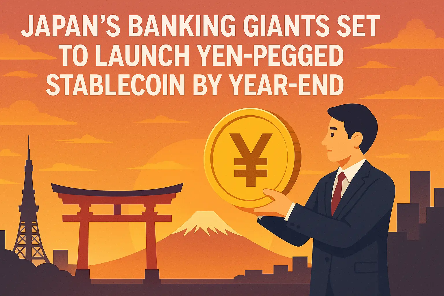 Japan’s Banking Giants Set to Launch Yen-Pegged Stablecoin by Year-End