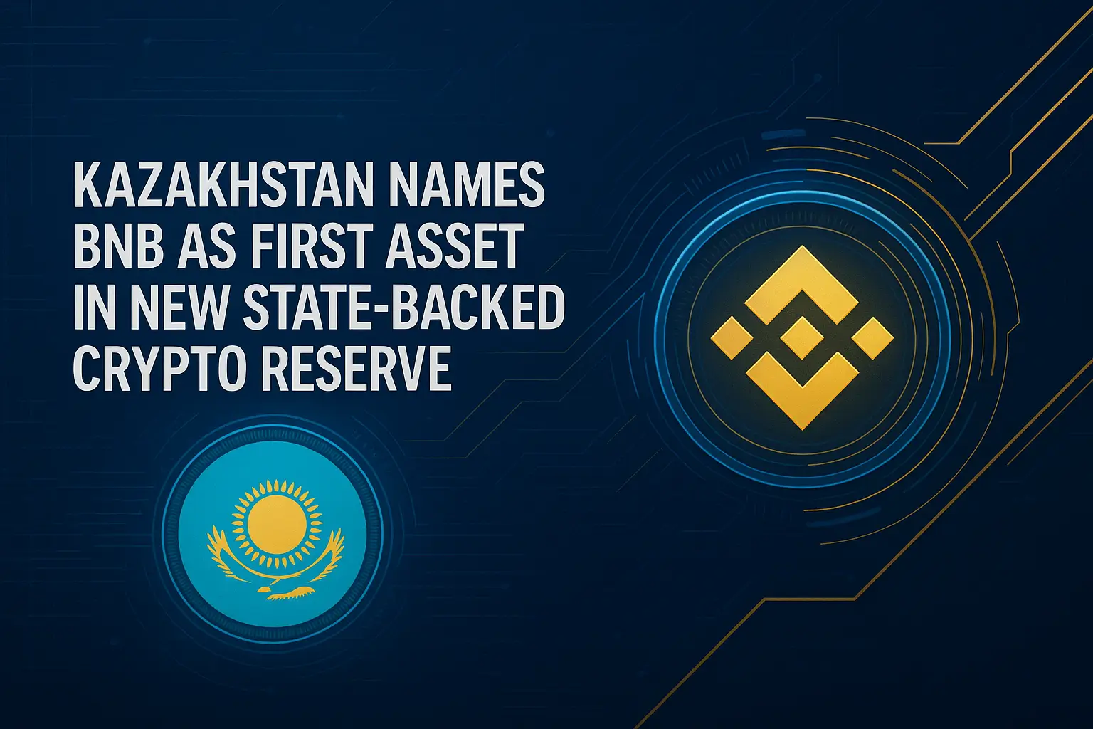 Kazakhstan Names BNB as First Asset in New State-Backed Crypto Reserve