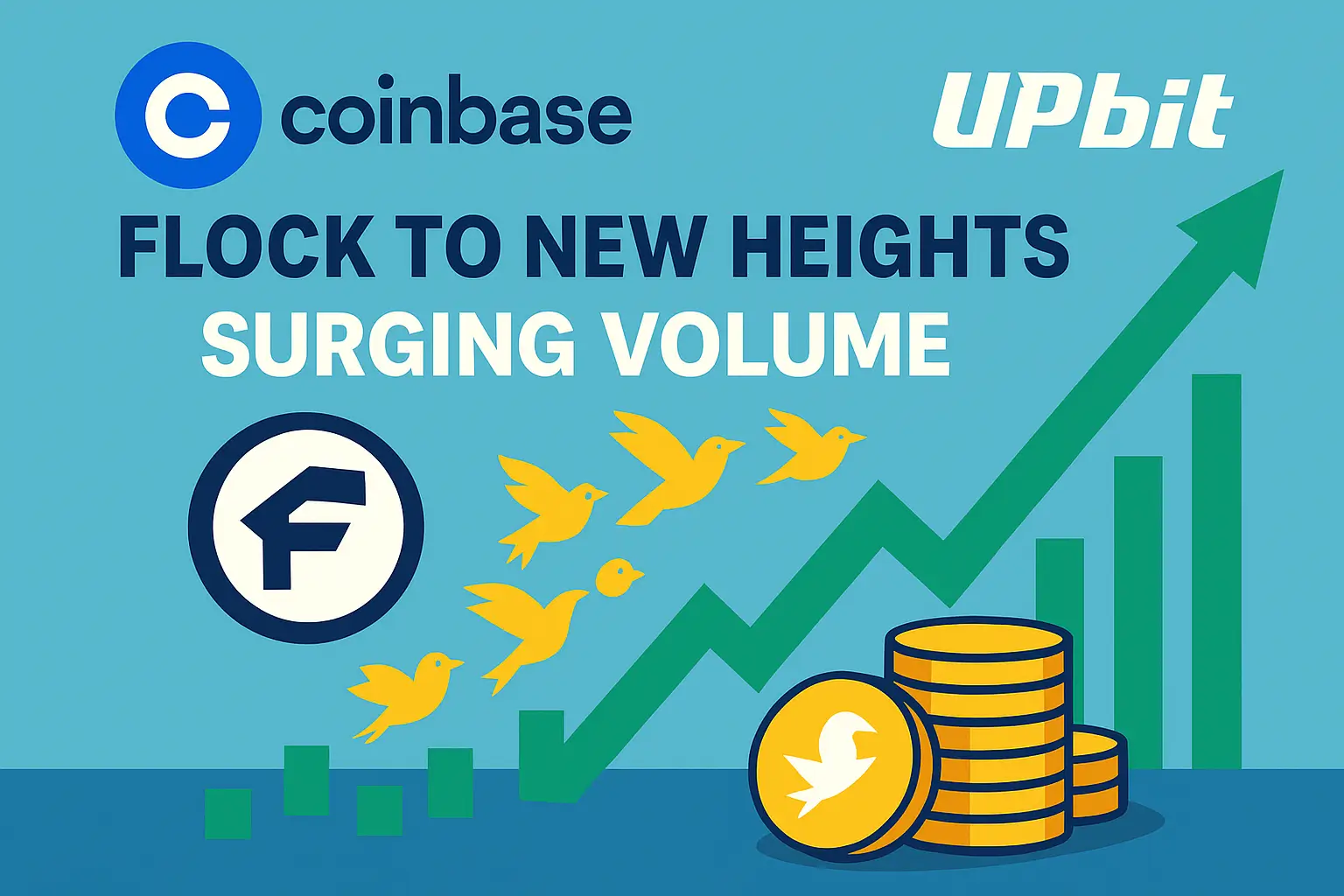 Listings on Coinbase and Upbit Send Flock (FLOCK) to New Heights Amid Surging Volume