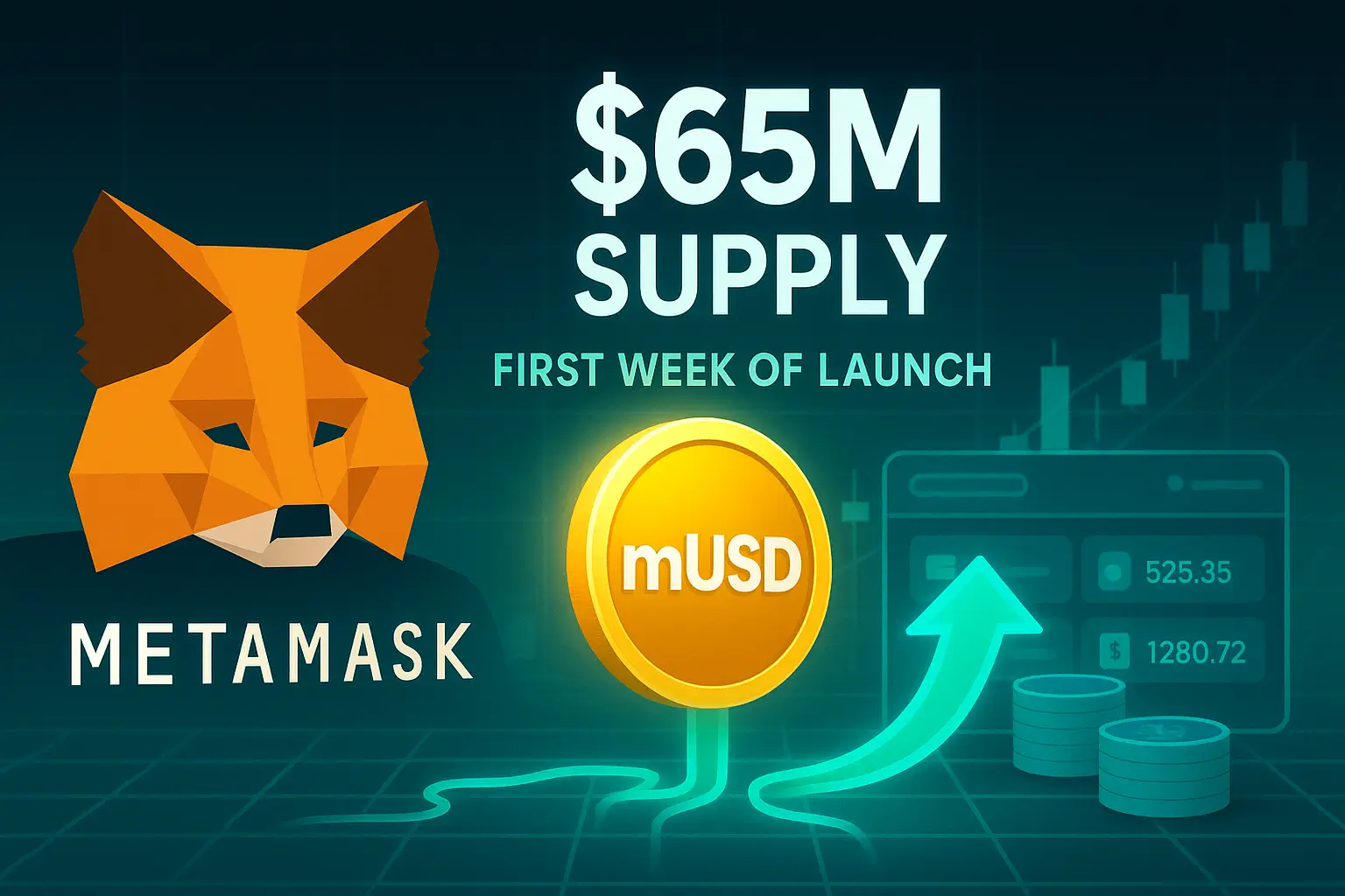 MetaMask’s mUSD Stablecoin Surpasses $65M Supply in First Week of Launch