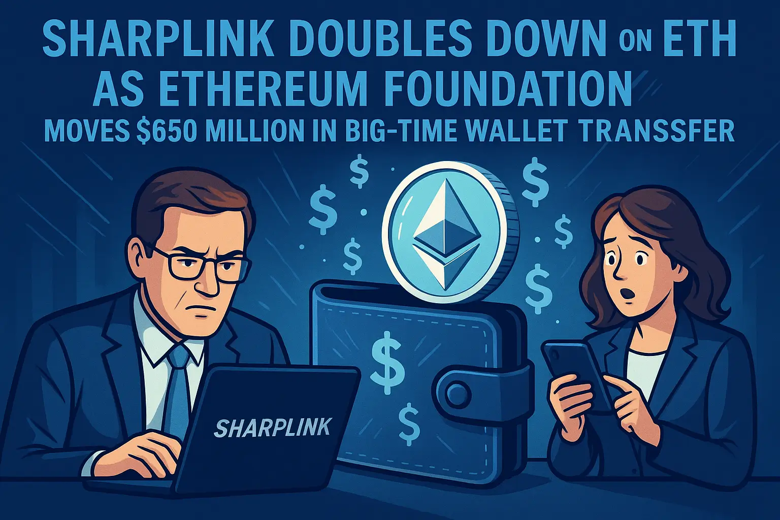 SharpLink Doubles Down on ETH as Ethereum Foundation Moves $650 Million in Big-Time Wallet Transfer