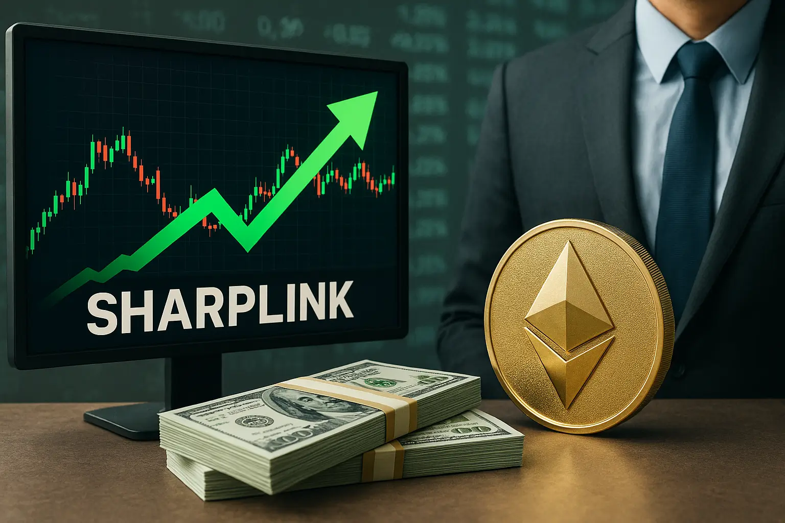 SharpLink Stock Soars Over 15% as Company Unleashes $1.5B Ethereum-Backed Buyback Strategy