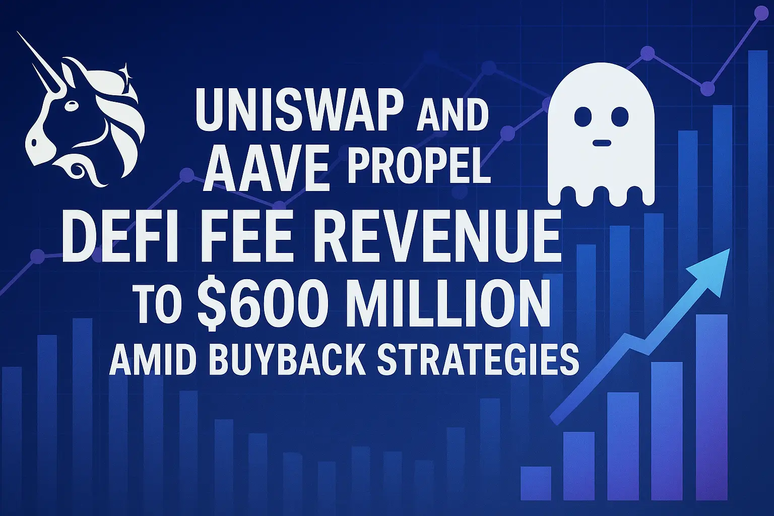 Uniswap and Aave Propel DeFi Fee Revenue to $600 Million Amid Buyback Strategies