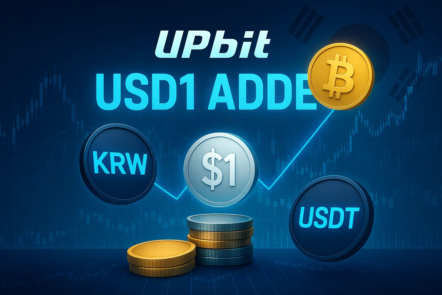 Upbit Adds USD1 Across KRW, BTC, and USDT Pairs, Expanding Access for Korean Traders