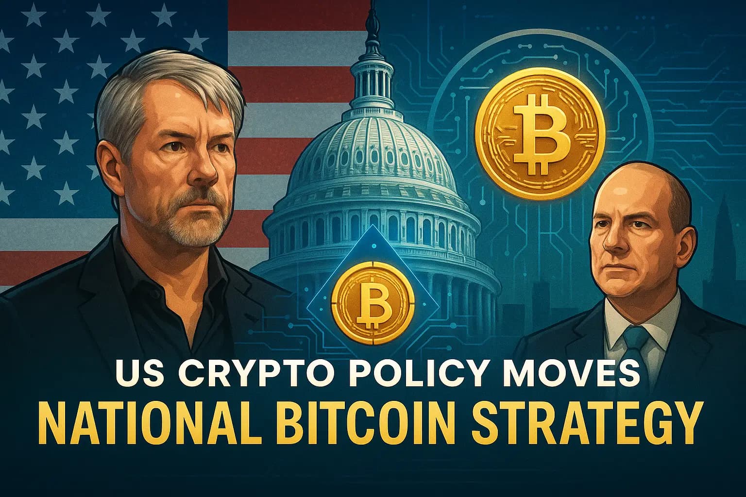US Crypto Policy Moves: Saylor & Marathon CEO Head to Capitol Hill Roundtable on National Bitcoin Strategy