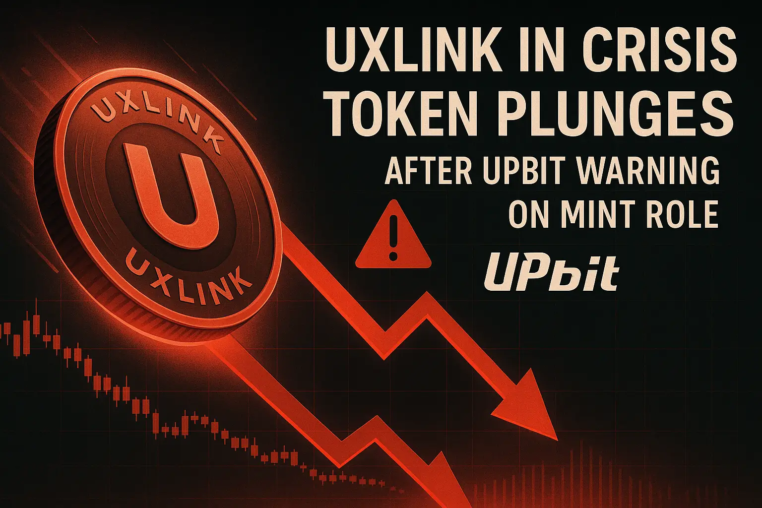 UXLINK in Crisis: Token Plunges After Upbit Warning on Mint Role