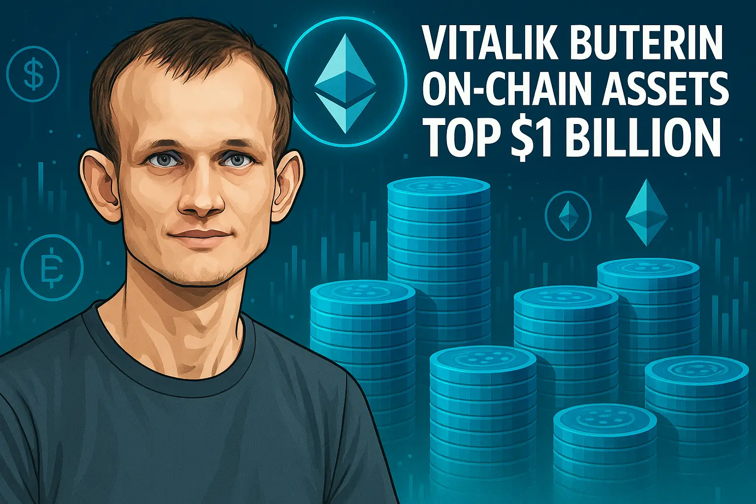 Vitalik Buterin’s On-Chain Assets Top $1 Billion as Ethereum Rallies